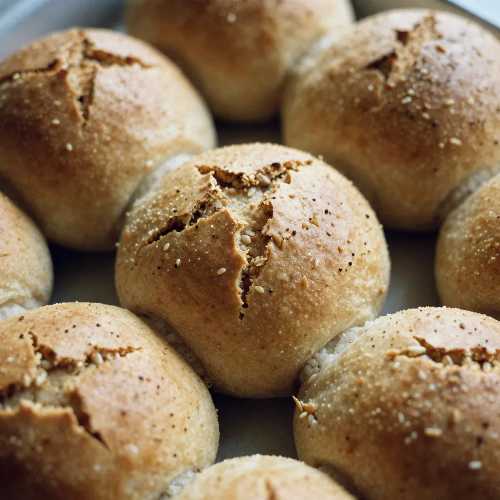 Flour milling process with grains and mill